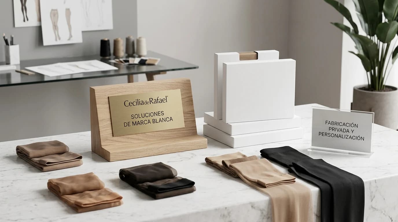 Servicio de marca blanca: muestrario y packaging neutro de Cecilia de Rafael